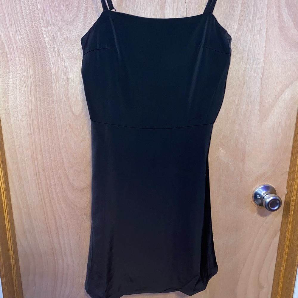 Black Silk Dress